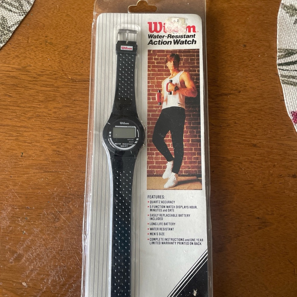 Vintage Wilson Black Water-Resistant Smartwatch 90’s
